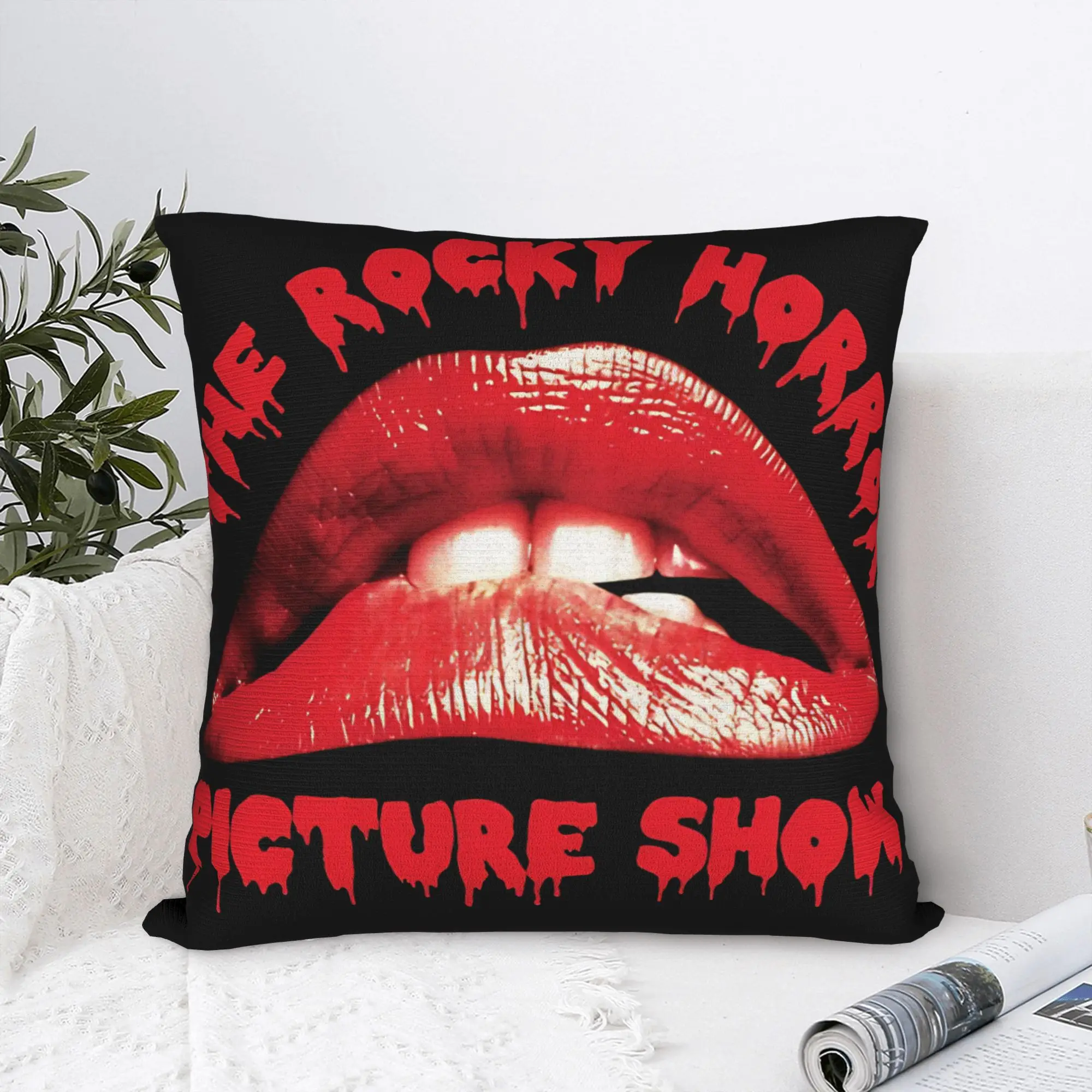 The Rocky Horror Picture Show Mouth Pillow Cover  Fashion Pillow Case For Wedding Party Home Decor Soft Pillowcases Gift