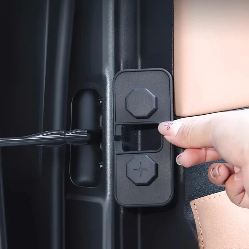 Anti-Scratch Door Lock Protective Cover – Silicone Shock Absorber for Geely Galaxy A7 Door Limiter