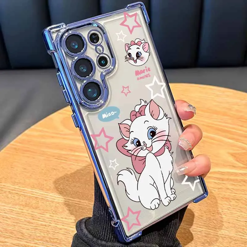 ديزني ماري لطيف لسامسونج S25 حافة S24 S23 S22 S21 S20 نوت 20 الترا زائد لايت تصفيح المضادة للسقوط جراب هاتف #6
