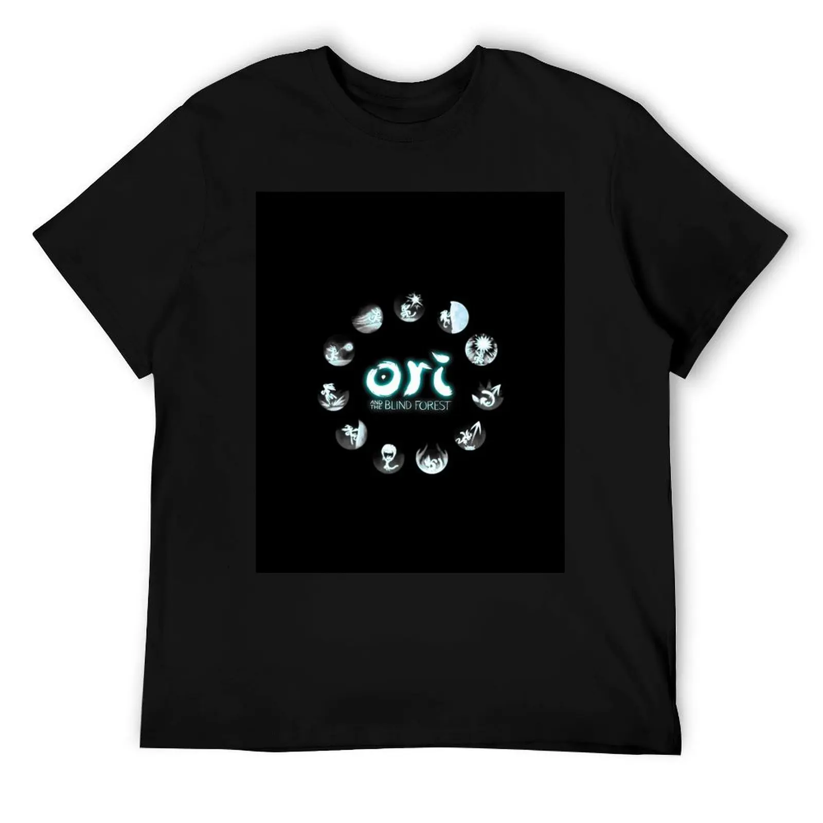 

snow Ori and the Blind Forest platform-adventure play game T-Shirt funny t shirts man t shirt man luxury T-Shirt