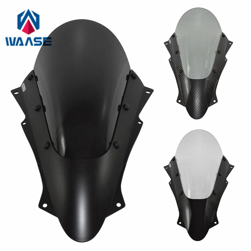 

WAASE Front Mask Windscreen Windshield Wind Deflector Screen Spoiler Fairing Cover For Kawasaki Ninja ZX-25R ZX25R 2023 2024