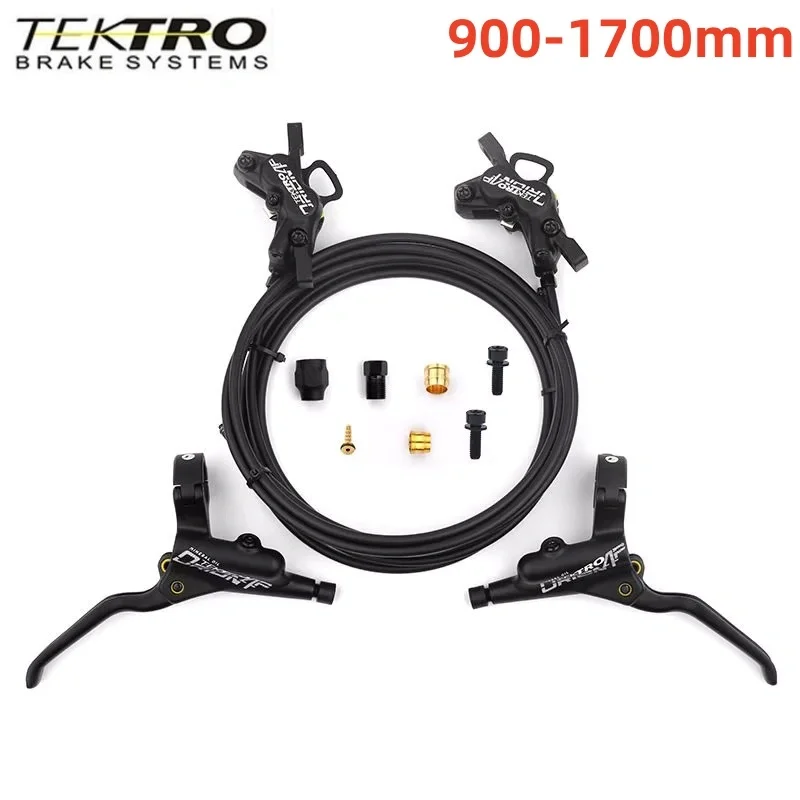 Tektro HD-M745 Mountain Bike Hydraulic Disc Brake 4 Piston AM DH MTB Hydraulic Brakes 1900mm Internal Cable Four Pistons