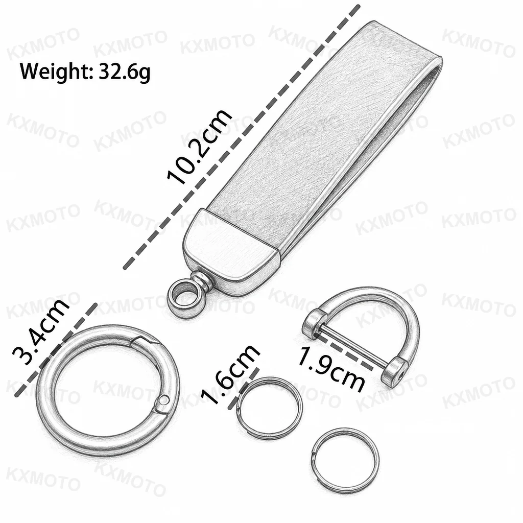 Luxury PU Leather Keychain motorcycle For Super 73-S1 73-S2 73-Z1 73-ZX 73-RX view 6