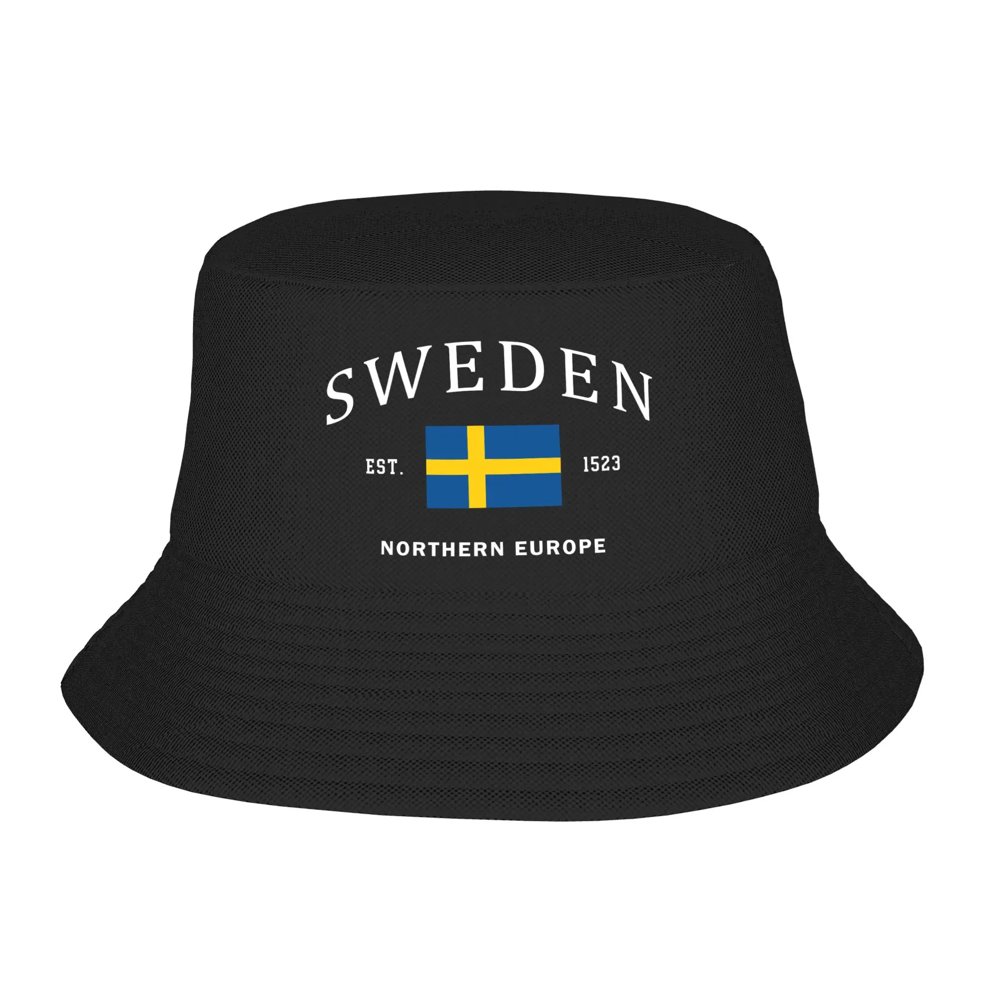 chapeu-bucket-com-bandeira-da-suecia-para-homens-e-mulheres-orgulho-sueco-chapeu-patriotico-para-praia-sol-verao-e-pesca