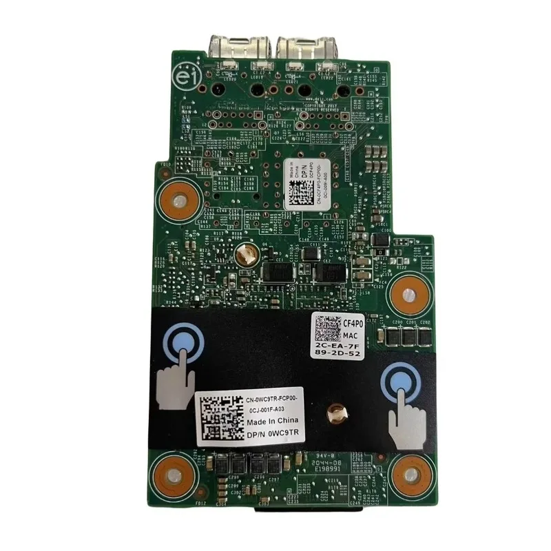 ALMOST NEW 57416 Dual Port SFP 10GbE LOM Mezzanine Card CF4P0 0CF4P0 WC9TR 0WC9TR K97JG 0K97JG