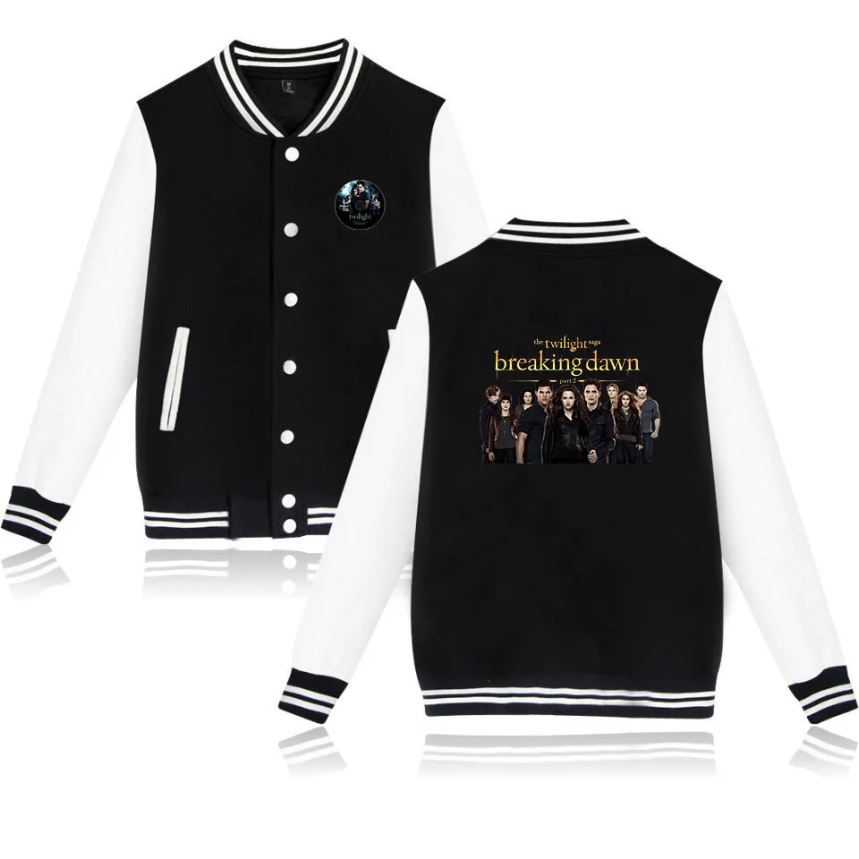 Twilight Baseball Jacket Men Women Jacket Harajuku Baseball Jacket Boys Girls Sweatshirts Jackets