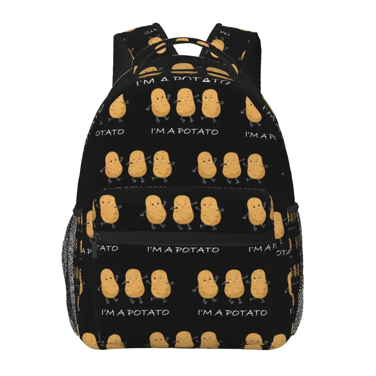 I'm A Potato Funny Potato GIft Cute Meme Backpacks Boys Girls Bookbag School Bags Travel Rucksack Shoulder Bag Large Capacity