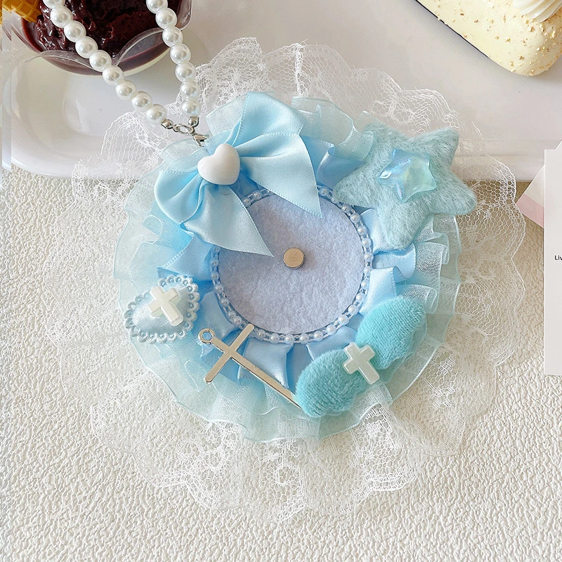 2025 Lolita Goods Display Base Tray Lace Ribbon Fill Ita Bag Accessories Hand Made Star Decoration Lolita Badge Rosette Decorate