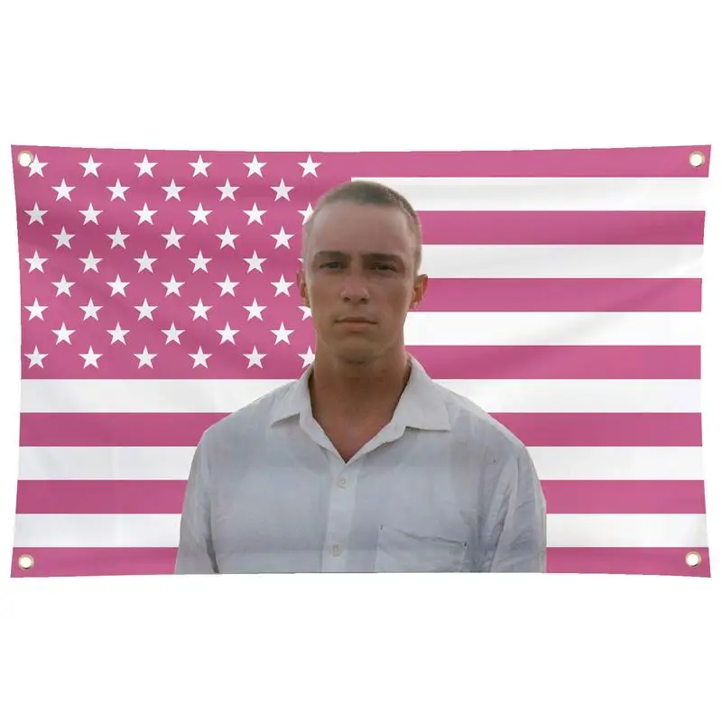 Drew Flag Pink America Flag America Flag Tapestry Decor Funny Banner Home Decoration For College Man Dorm Room Bedroom