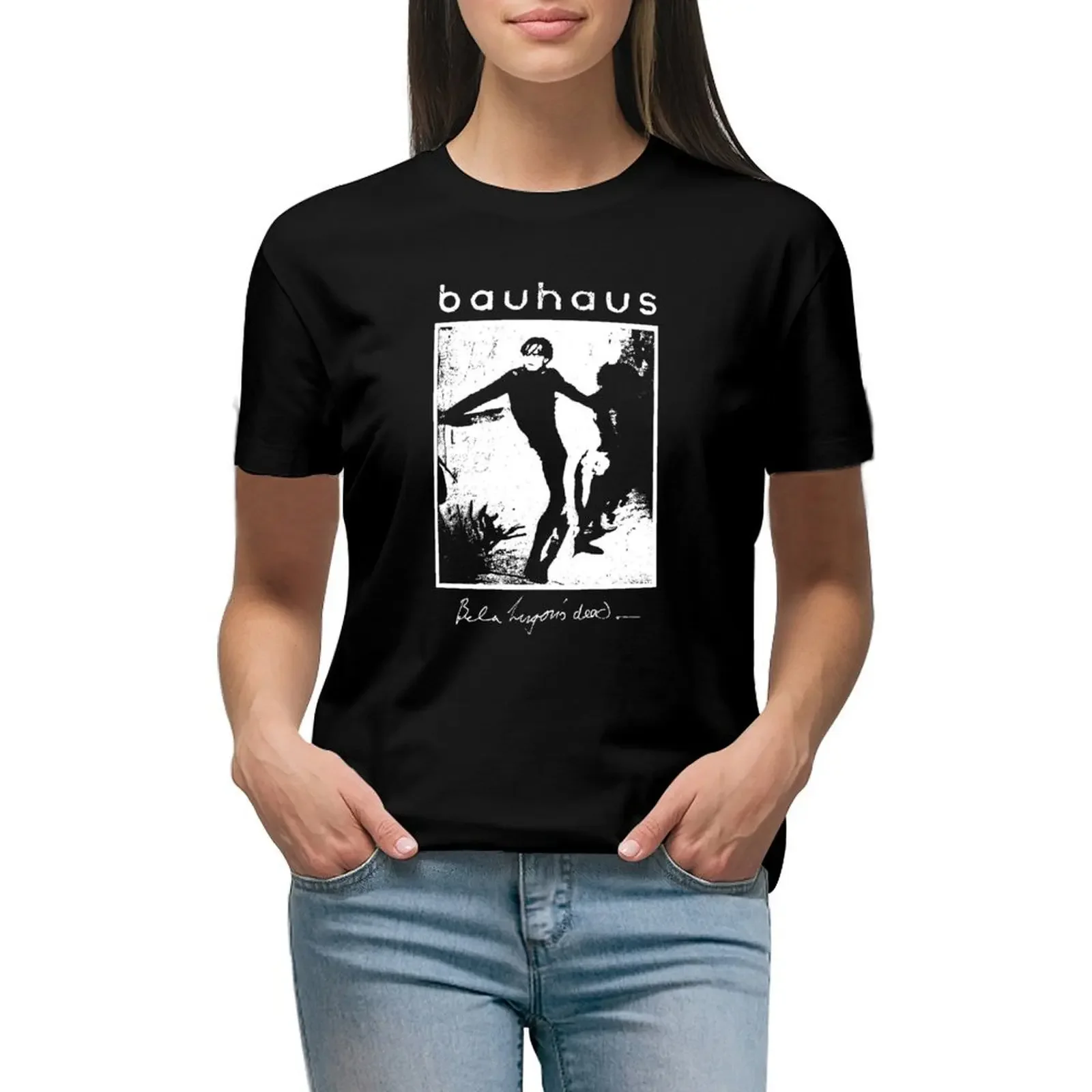 Bauhaus - Bela Lugosi's Dead - Caligari T-Shirt korean fashion funnys animal print shirt for girls designer clothes Women luxury