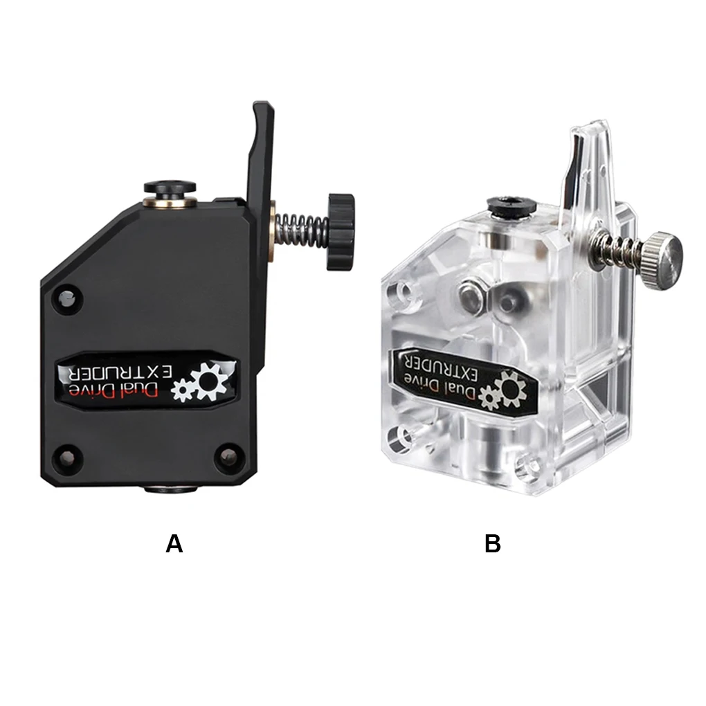 

Комплект экструдера с двойным приводом, ремонт 3D-принтера, обновленная часть, прозрачная