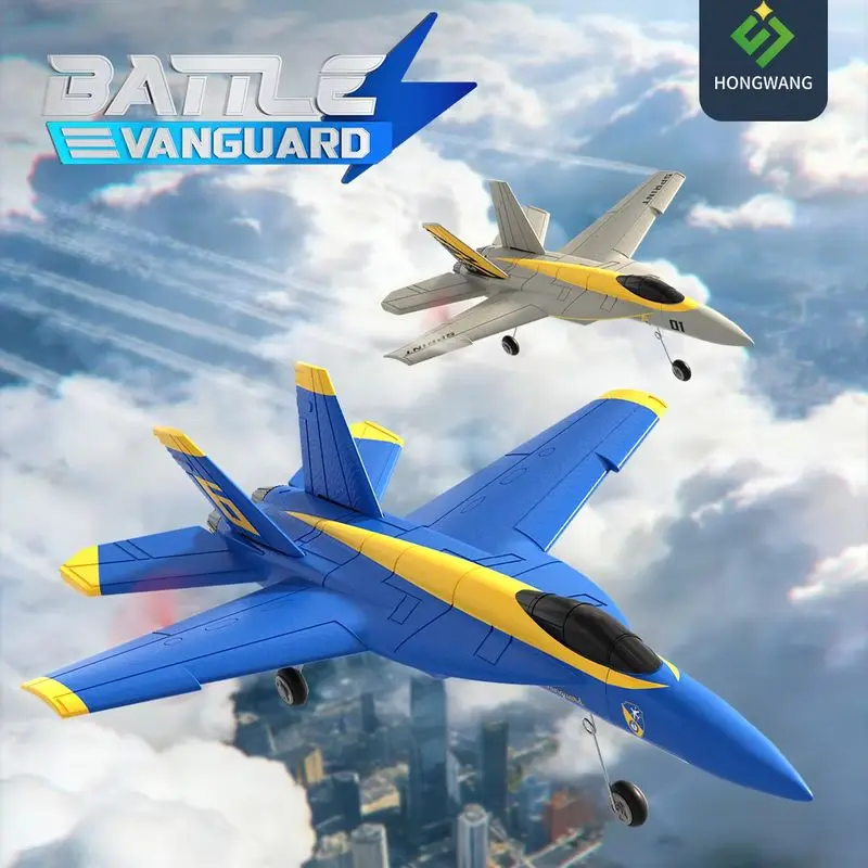 

Hw41 Remote Control Airplane F18 Hornet Fighter Jet 2-Channel Epp Foam Fixed Wing Aircraft Rc Plane Outdoor Toy Gift For Kids