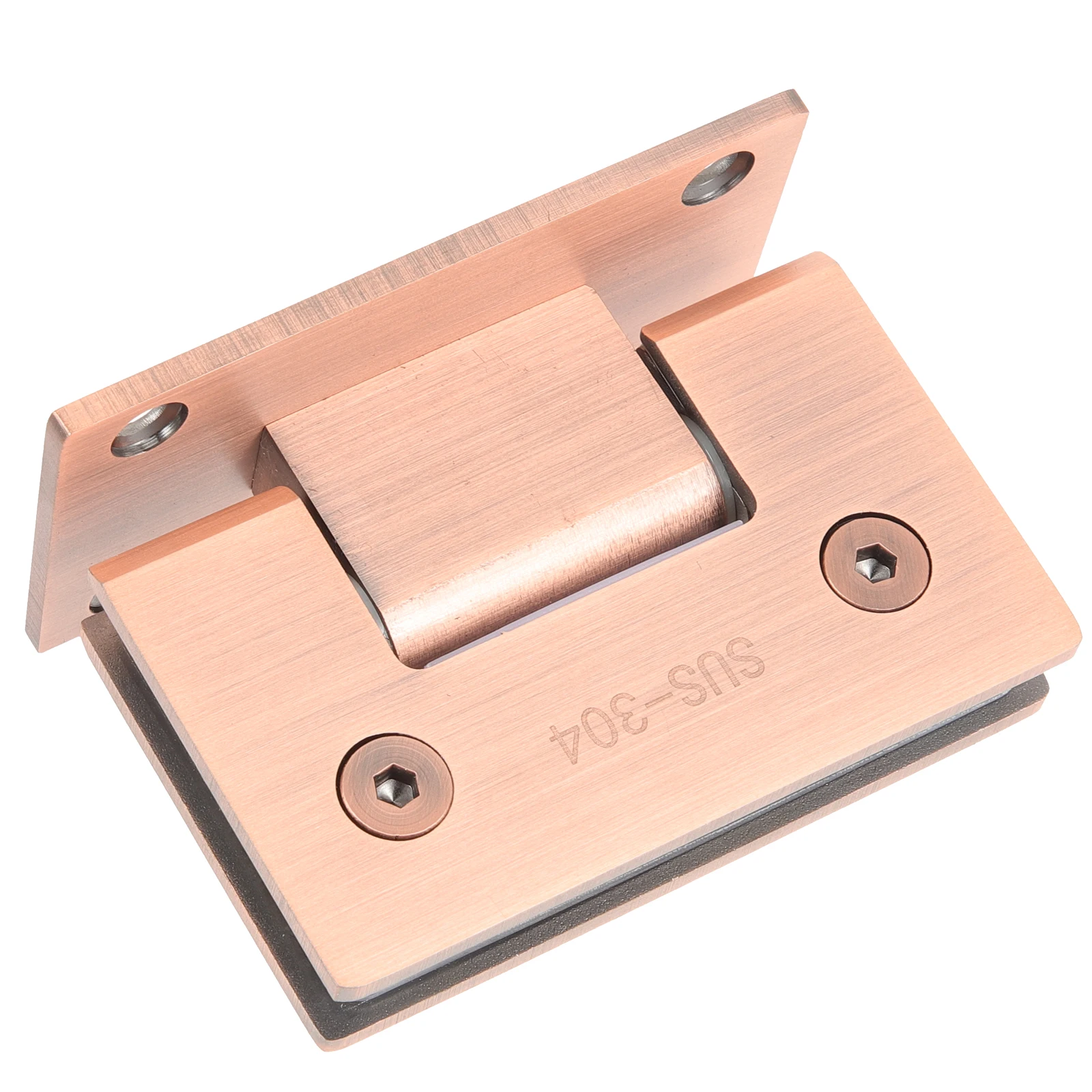 

Glass Shower Door Hinge Stainless Steel Heavy Duty Bathroom Frameless Glass Door Hardware 180 Degree Smooth Quiet Operation