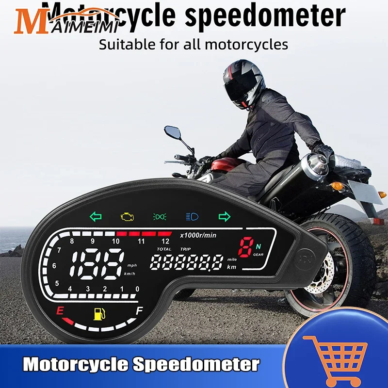 New Motorcycle Speedometer For Honda NXR150 125 Bros 2003-2014 CRV XR150 GY200 CRV Digital LED Odometer Speedometer Tachometer