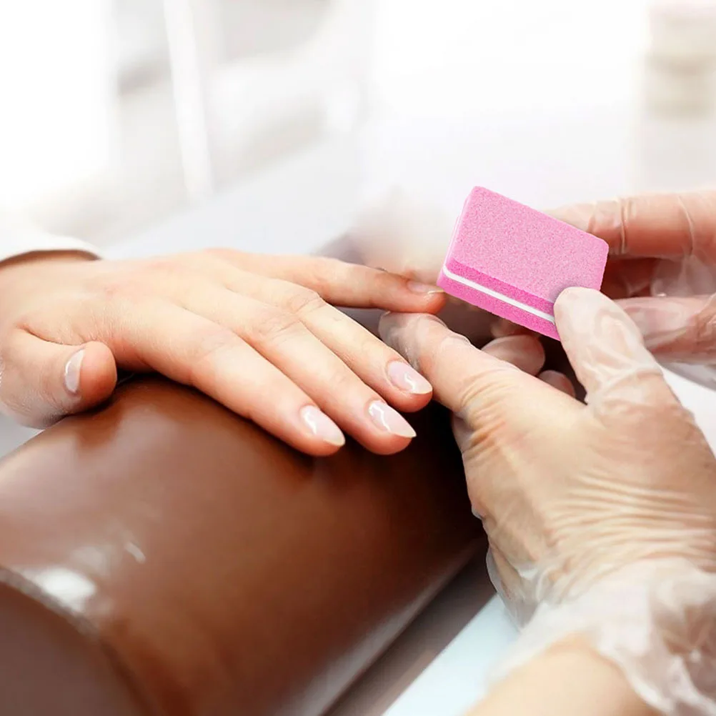50 peças tiras de polimento de unhas arquivos portáteis leves e compactos para arquivamento de salão-pedicure ferramenta de lixamento
