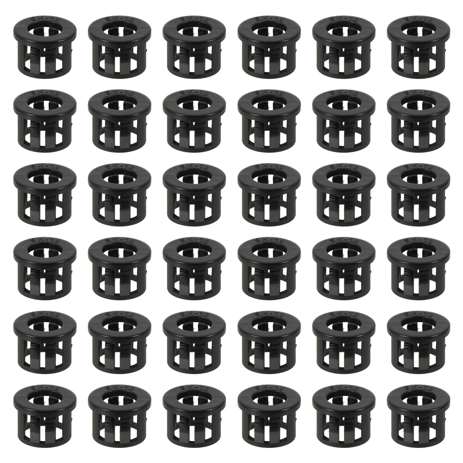 100Pcs Nylon Cable Snap Grommet Protective Insulation Vibration Absorption Durable Cable Hose Snap Protective Grommet