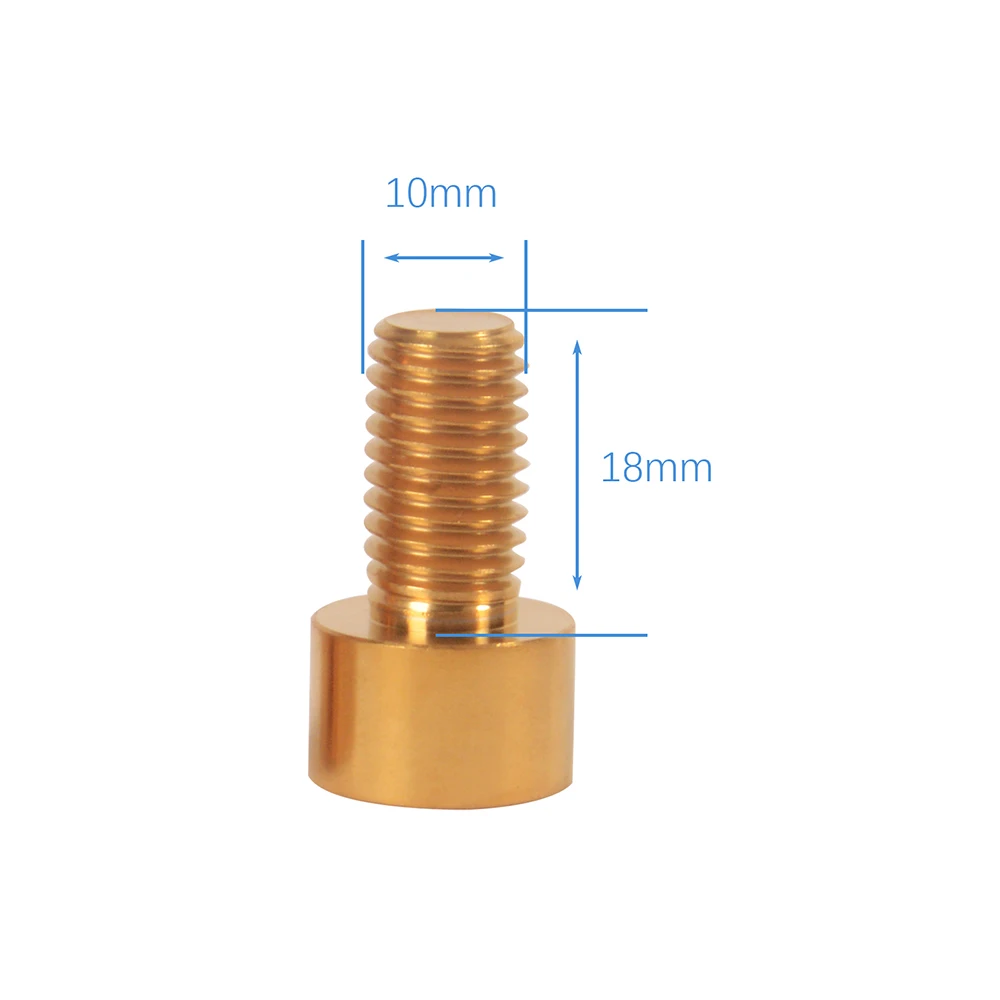 For BMW k Series K75 K100 R80 Front Axlewasher and Bolt M10*18 Vintage Cafe Racer Motorcycle Screw Gasket Three Colors Titanium - view 3