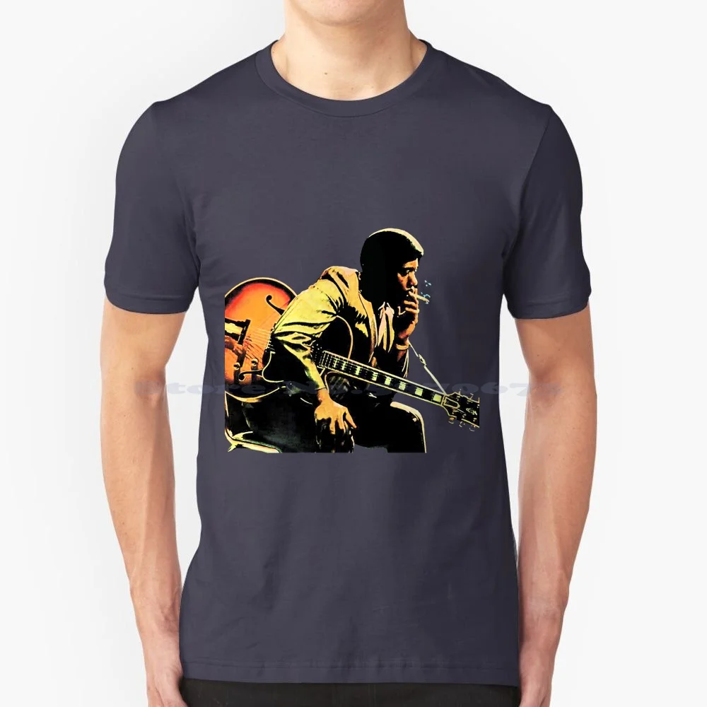 Wes Montgomery Legend T Shirt 100% Cotton Tee Wes Montgomery Guitarists Guitarist Jazz Legends Legend Jazz Musiscian Blues