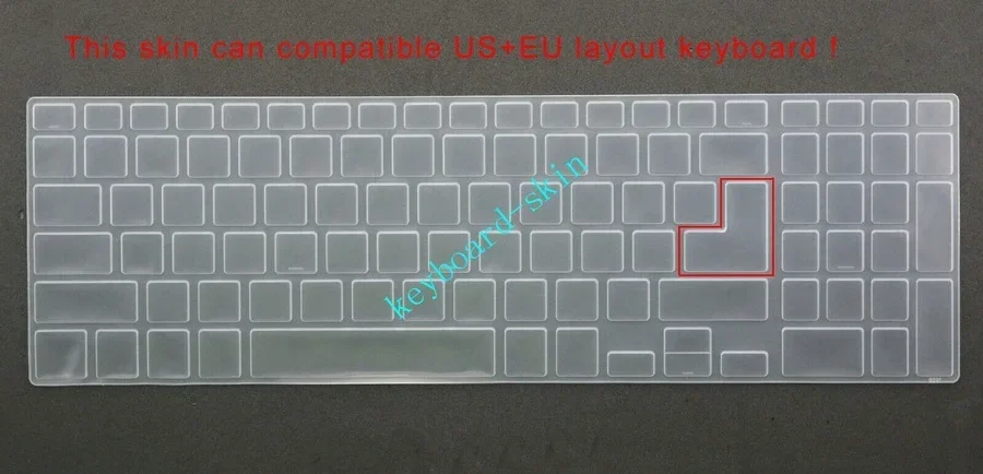 New Keyboard Skin Cover Protector for Dell Inspiron15-3000 15 3000 unfit 15(3537)(3521)