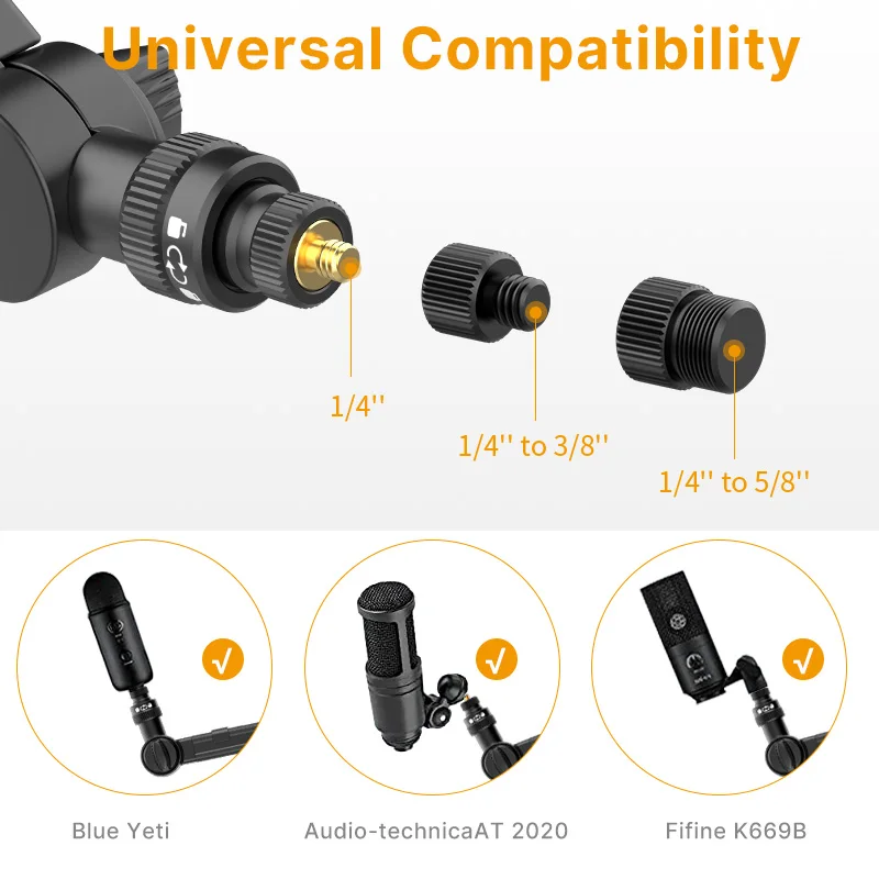 Подставка для микрофона Ulanzi Vijim LS24, настольная Регулируемая подставка для DSLR-камеры, смартфона