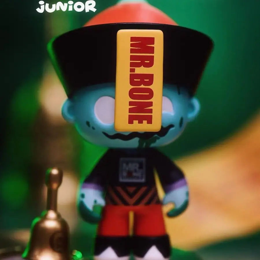 

Mr Bone Jr Official Licensed Zombie Action Figure Trendy Cartoon Anti Hero Style Collectible Figurine Desktop Display For Fans