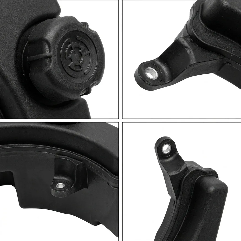 Engine Fuel Container Fuel Tank For Lawn Mowing Plastic Construction Black Finish OEM Specification Ventilated System