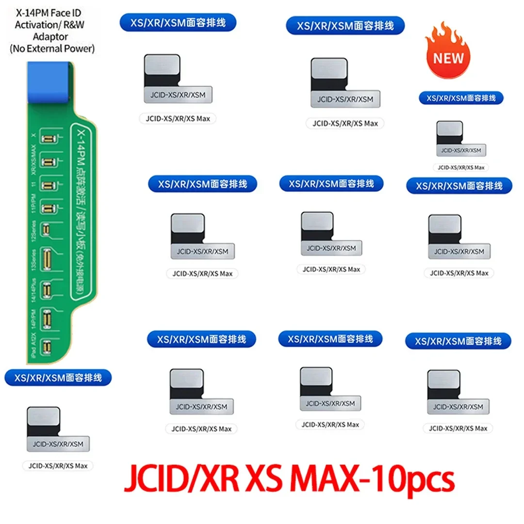 NOWOŚĆ JCID JC Tag Face id Flex Cable dla IPhone X XR XS MAX 1112 PRO MAX Mini Battery Dot Matrix Repair Odczyt i zapis danych