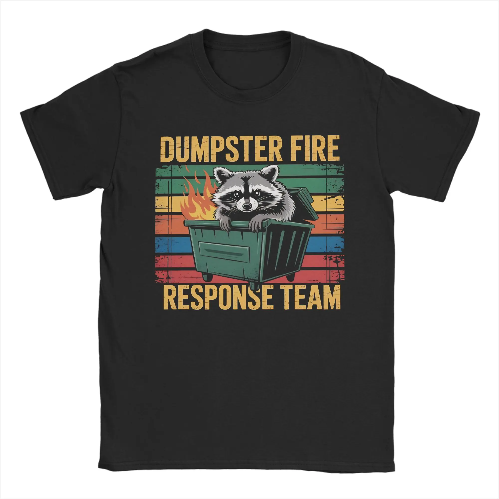 Dumpster Fire Response Team T Shirt Hip Hop T Shirts Short-Sleeved Y2K Funny Tshirt Summer 100% Cotton O Neck Plus Size Top Tees