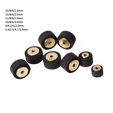 Copper Retractor Wheel Belt Pulley Rubber Pressure Recorder Cassette Deck Pinch Roller Tape Stereo for Sony Player