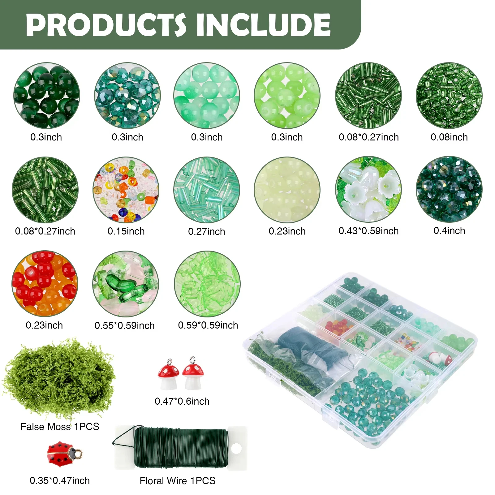 DIY Beaded Plant Kit Handmade Bracelet Succulent Cactus Craft Set Green Glass Beads Pot Creative Home Desk Decor Christmas Gifts