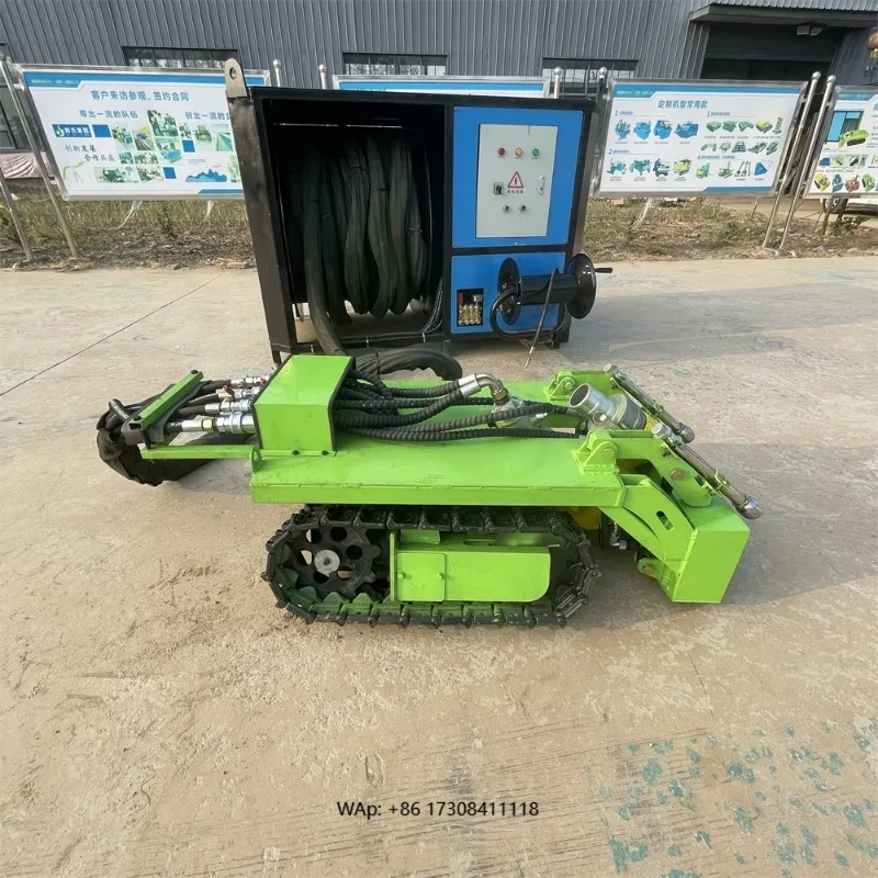 Rubber Tracked Gearbox Pipe Cleaning Automatic Underwater Dredging Robot High Efficiency
