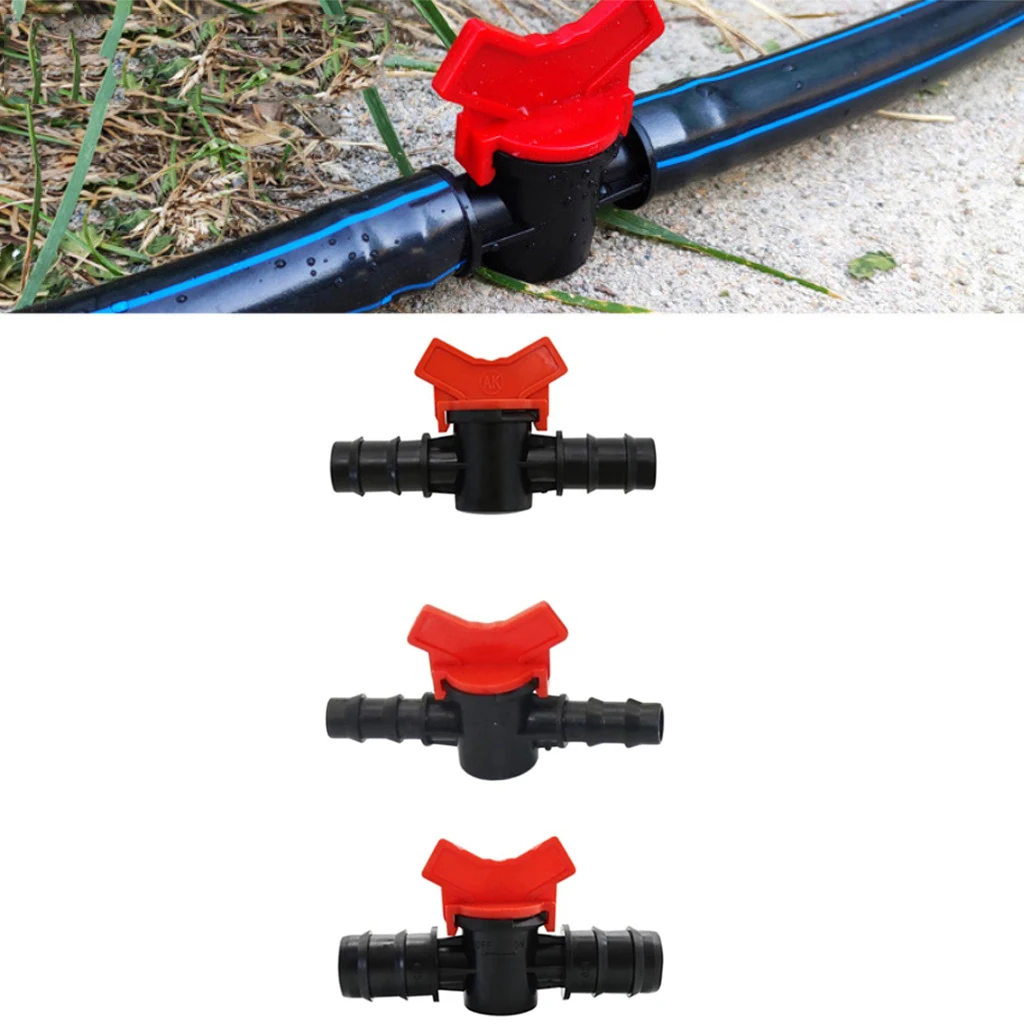 

1/2" 3/4" Garden Hose Tap DN15 DN20 Irrigation Water Valve 16mm 20mm 25mm Garden Hose Ball Valve Water Stop Connector 2pcs