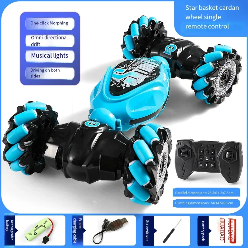 Gesture Sensor Twist Remote Control Car Four-wheel Drive Off-road Drift Children's Toy Climbing Stunt Car Black Technology