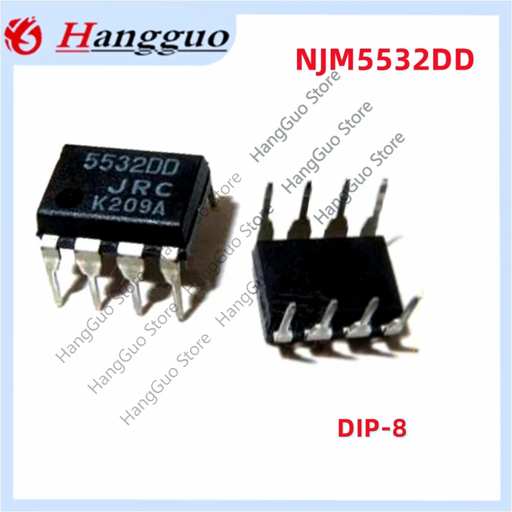 10-50pcs/Lot Original and brand new  NJM5532DD,JRC5532DD DIP-8 low noise dual op amp amplifier IC