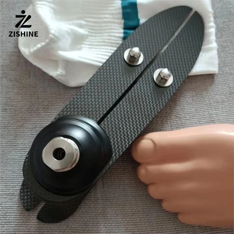

Carbon fiber footplate prosthesis: low ankle joint prosthetic foot, 22-27 cm prosthetic footplate