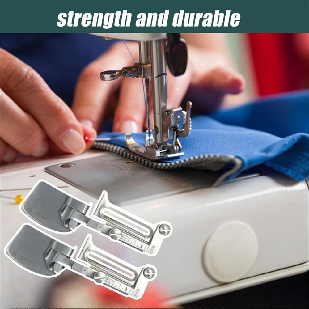 1Pc Flat Car Hem Pull Cylinder Lock Stitch Machine Curling Presser Foot A11 Industrial Sewing Machine Spare Parts Multiple sizes
