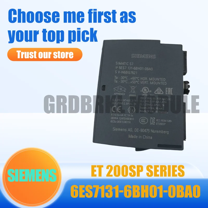 

New Original SIEMENS 6ES7155-6AA01-0BN0 6ES7131-6BH01-0BA0 PLC Interface Digital Input Module ET200SP