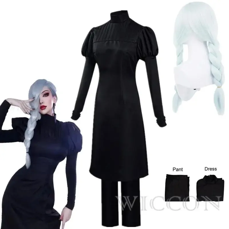 Anime Jujutsu Kaisen Season 2 Mei Mei Cosplay Costume Braid Wig Black Dress Pants Tokyo Jujutsu High Uniform Shibuya Incident