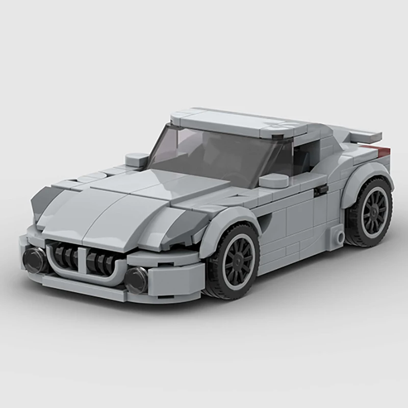 Pontiac Solstice MOC Car Speed Champions Oakland Super Race F1 Vehicle Model Building Block Racing Christmas Gift City Technical