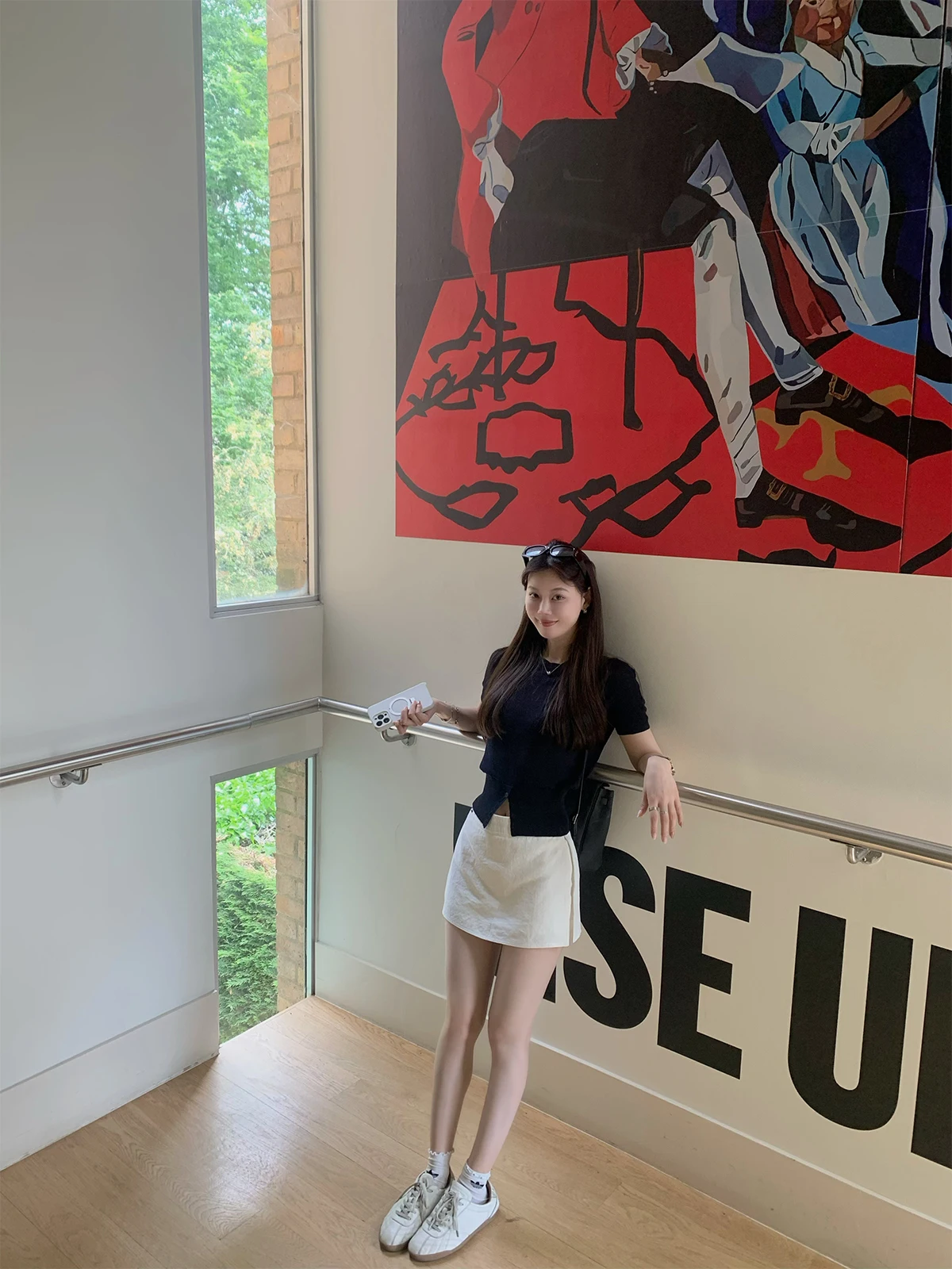 

Летние белые юбка-брюки Seeyouiceland Summer Breeze с высокой талией, свободного кроя, повседневные брюки из качественной ткани, женская мода