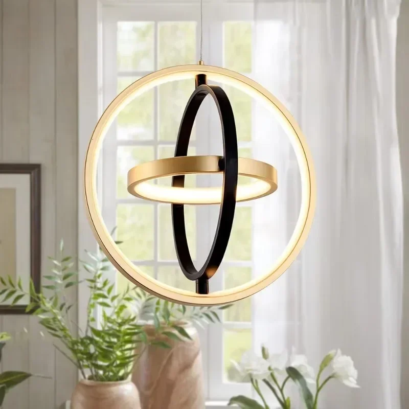 

Rotatable LED Modern Pendant Light Home Acessorices For Restaurant Bedroom Porch Bar Luxury Lamp Foldable Chandelier