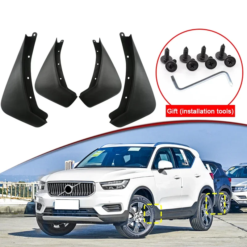 

Стайлинг автомобиля для Volvo XC40 2018-2023 2024, автомобильные брызговики из АБС-пластика, брызговики, переднее и заднее крыло, автоаксессуары