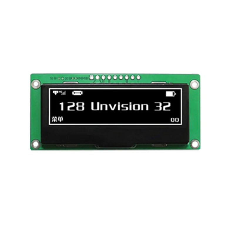 Módulo do controlador de exibição OLED, SSD1305, SPI, IIC, porta serial de 9 pinos, 2.23 Polegada, 128x32 Display