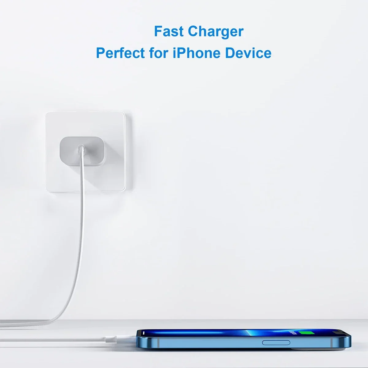 1-2 Sets 20W US PD Fast Charger For iPhone 14 13 12 11 Pro Max Plus XR Xs 7 8 1M/3.3 Ft USB C Fast Charging Cable Accessories image 6