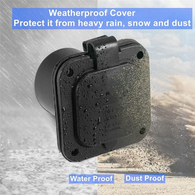 

Вилка AF89-15 А, розетка 5-15 125 В для автодома с водонепроницаемой крышкой для электрического удлинителя лодки на автофургоне