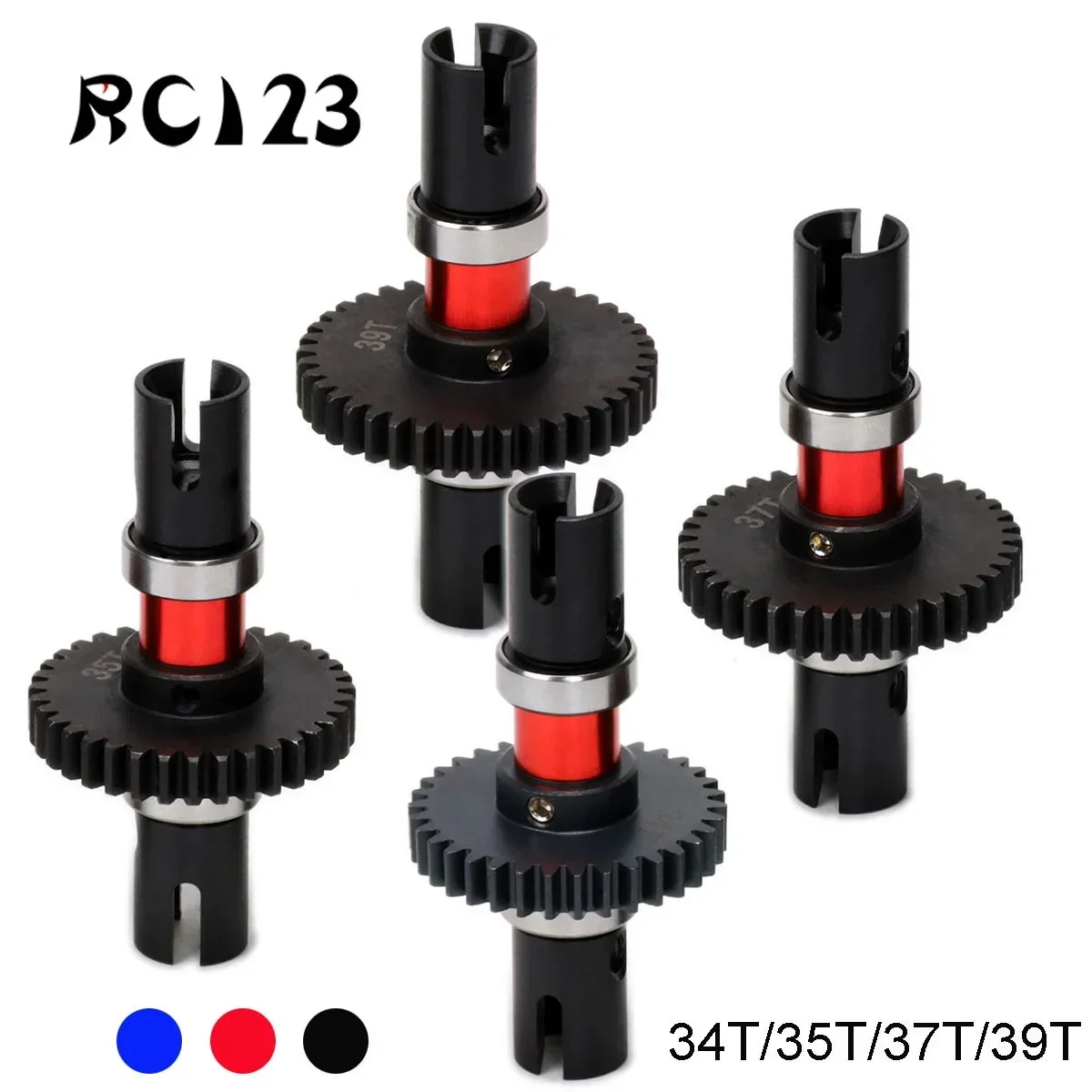 AR310432 AR610016 ARA310944 ARA310943 AR310556 Steel 34T/35T/37T/39T Gear Center Diff For RC Arrma 1/7 6S Felony Limitless