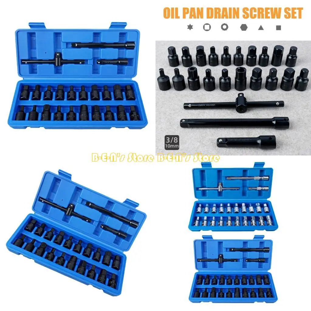 Y1AD Oil Pan Screw Socket With 3/8Inch Square Drive For DIY And Professional Use