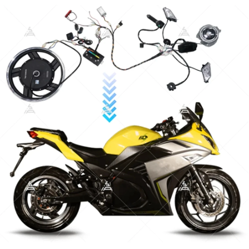 QSMOTOR QS138-90H 7500W IPM Mid Drive Motor Controller Kit 72V 120KPH High Speed Powertrain for Electric Dirtbike/ATV/Motorcycle - Image 6