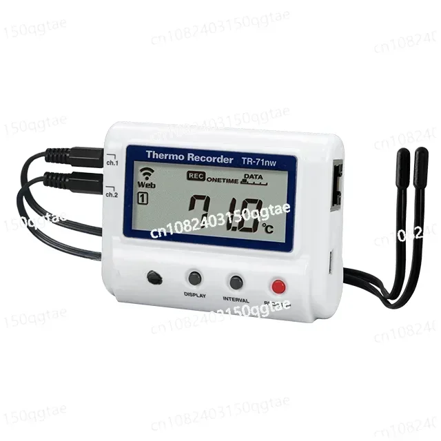 TR-71nw 2 Channel Wired-LAN Temperature Data Logger