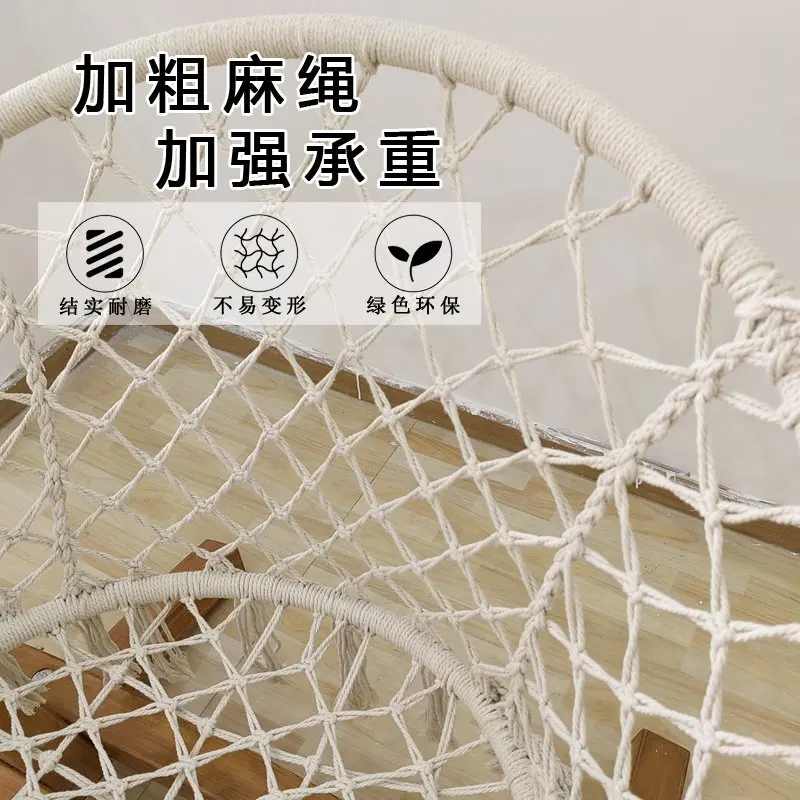 سلة معلقة كرسي داخلي غرفة نوم منزلية كسول سلة معلقة شرفة أرجوحة مهد كرسي